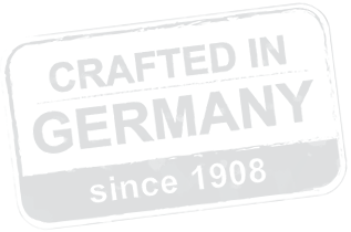 Crafted in Germany since 1908 Crafted in Germany since 1908